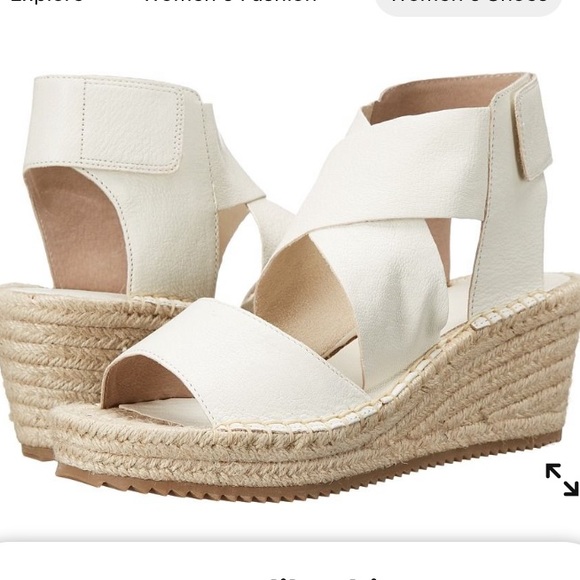 New Eileen Fisher | Willow platform Espadrille Wedges - Picture 1 of 14